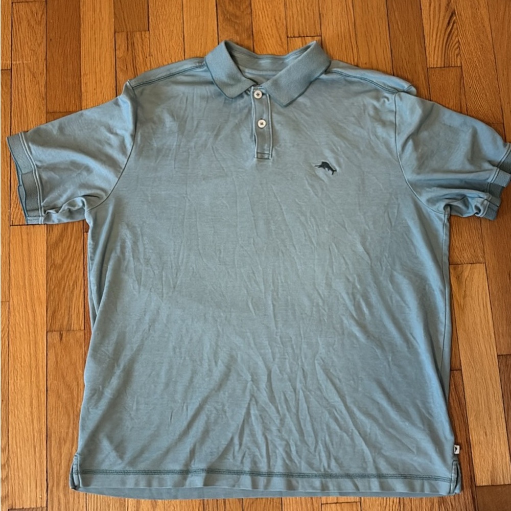 Tommy Bahama Light Green Polo Shirt Men’s Large